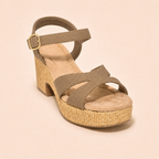 Women’s Comfy Cross-Strap Woven Platform Sandals