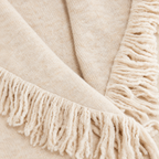 Fringed Wool-blend Knit Wrap Cardigan With Belt