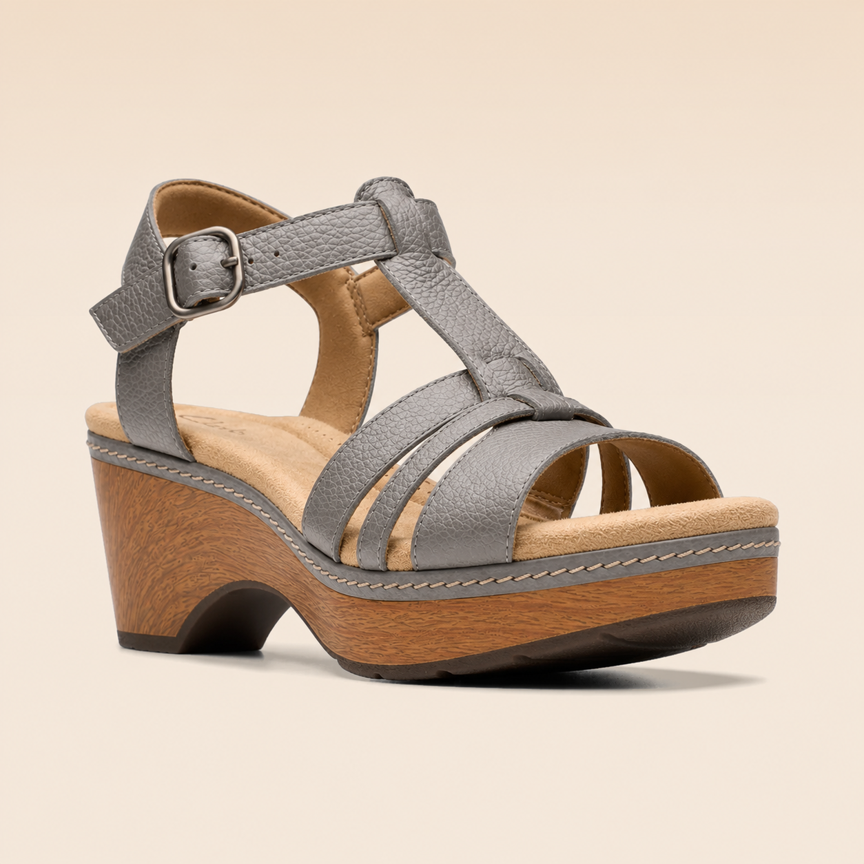 Women’s Comfy Adjustable T-Strap Platform Sandals